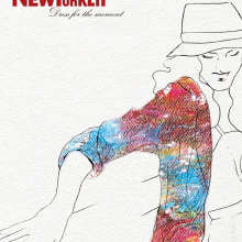 Ilustración de moda: New Yorker. Design, and Traditional illustration project by Olivia Pareja - 03.01.2012