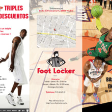 Folleto Foot Locker. Design, e Publicidade projeto de Carla Morales Jareño - 03.03.2012