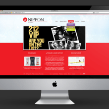 Nippon website. Design, UX / UI e Informática projeto de Maximiliano Haag - 04.03.2012