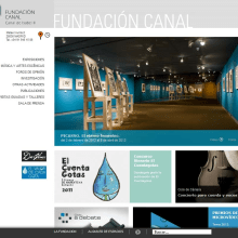 Fundacion Canal Isabel II. Programação  projeto de Kasual Studios - 05.03.2012