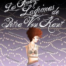 Libreto DVD "Las amargas lágrimas de Petra Von Kant". Traditional illustration, Film, Video, and TV project by Adrián Izquierdo - 03.16.2012