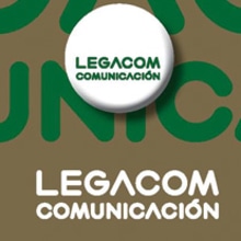 Logotipo Legacom Comunicación. Design projeto de Inma Lázaro - 24.10.2011