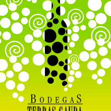 Cartel Bodegas Terras Gauda. Traditional illustration, and Advertising project by Adrián Izquierdo - 03.16.2012