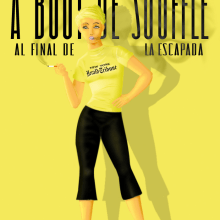Cartel "Al Final de la Escapada". Traditional illustration, Film, Video, and TV project by Adrián Izquierdo - 03.16.2012