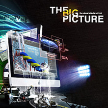 Cartel The Big Picture. Un proyecto de Diseño, Ilustración tradicional, Motion Graphics, Cine, vídeo y televisión de Alberto García González - 17.03.2012