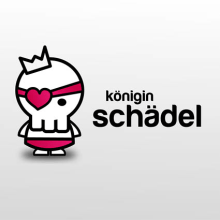 Königuin Schädel . Design, Traditional illustration, Br, ing & Identit project by Iñaki Ray - 02.17.2011