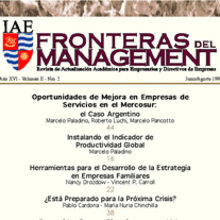 IAE, revista de antiguos alunmos, Fronteras del Management Ein Projekt aus dem Bereich Design von Gabriel Aldo Cancellara - 20.03.2012