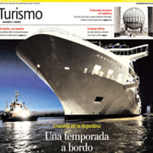 Diario La Nación, Suplemento de Turismo. Design projeto de Gabriel Aldo Cancellara - 20.03.2012
