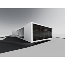 Biblioteca y Sala polivalente en Dosrius. Projekt z dziedziny Design, Instalacje i 3D użytkownika Andreu Cabot - 23.03.2012