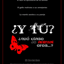 Cartel violencia de género. Design, e Publicidade projeto de Sabrina Martínez - 24.03.2012
