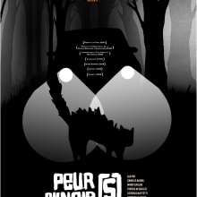 Peur(s) du noir. Design, and Traditional illustration project by berta longas millan - 03.27.2012
