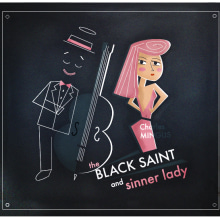 The black saint and sinner lady. Traditional illustration project by Victoria Fernandez - 03.28.2012