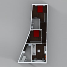 Reforma casa. Projekt z dziedziny 3D użytkownika Alba Lladó - 29.03.2012