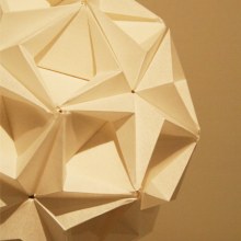 lámpara de papel. Design projeto de monica rivera - 29.03.2012