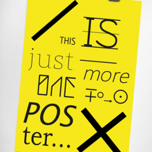 Poster tipografia. Design projeto de elisabet girona limberg - 02.04.2012