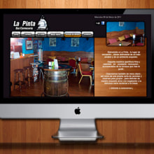 La Pinta website. Design, e Programação  projeto de Eduardo Bustamante - 06.04.2012