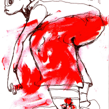 Sketches 2008/09. Ilustração tradicional projeto de Burhan Ozgun SEN - 12.04.2012