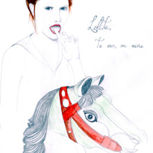 Lolita, mi niña. Ilustração tradicional projeto de Rocío - 16.04.2012