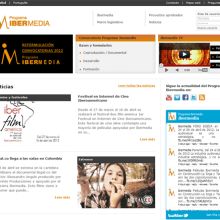 Web Programa Ibermedia. Design, Programming, Film, Video, and TV project by seven - 02.12.2010