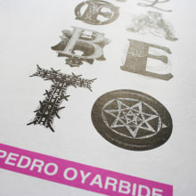 ALFABETO. Projekt z dziedziny Design, Trad, c i jna ilustracja użytkownika Pedro Oyarbide - 19.04.2012