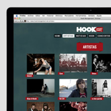 Hook Management website. Design, and UX / UI project by Guillermo Brotons - 04.17.2012