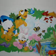 Mural Disney. Un proyecto de Diseño, Ilustración tradicional e Instalaciones de Graffiti Media - 20.04.2012