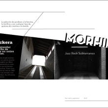 DISEÑO EDITORIAL - MORPHINE -. Design, Ilustração tradicional, e Fotografia projeto de Hernán Bosich - 01.05.2012