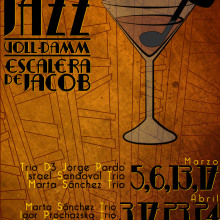 Festival de Jazz - La escalera de Jacob Voll Damm. Design, and Music project by Gerard Magrí - 05.02.2012