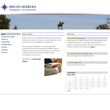 Web Bretin Herrero abogados. Un projet de Design , Programmation et Informatique de Oscar M. Rodríguez Collazo - 12.05.2012