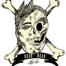 DEAD HEAD. Design, and Traditional illustration project by Alejandro Escudero Hernández - 05.15.2012