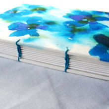 Libro cosido copto . Acuarelas . papel Arches. Un proyecto de Diseño, Ilustración tradicional y Publicidad de caligrafiamos - 15.05.2012
