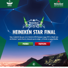 Heineken Star Final. Programação  projeto de Sergio García Sanjuán - 17.05.2012