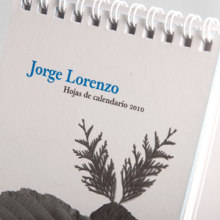 Hojas de Calendario.  project by Jorge Lorenzo - 05.18.2012