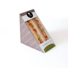 Packaging Sandwich Club Café. Un proyecto de Diseño de Marta García - 13.05.2012