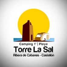 Reestyling Logotipo Camping Torre la Sal. Een project van  Ontwerp van Óscar Capdevila Larrarte - 24.05.2012