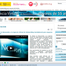 Agencia Virtual de Networking para mayores 55. Design, and Programming project by Jose Lorenzo Espeso - 05.24.2012