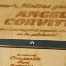Placa conmemorativa | Angelo Corvitto. Un proyecto de Diseño, Publicidad y Fotografía de Zoo Studio - 01.06.2012