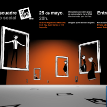 ONG Movimiento por la Paz - El descuadre. Design, and Traditional illustration project by Ninio Mutante - 06.05.2012