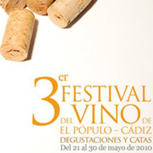 Festival del Vino de El Pópulo: Cartel 3ª edición. Design, and Advertising project by Paco Mármol - 06.06.2012