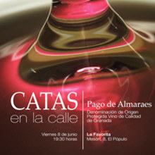 La Favorita: Cartel Catas en la calle. Design, e Publicidade projeto de Paco Mármol - 08.06.2012