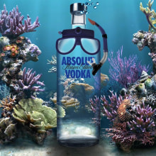 Absolut Vodka. Design, and Advertising project by Carmen Fernández  - 06.10.2012