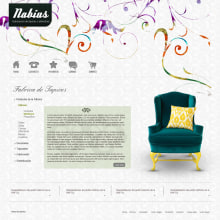 Página web Nabius. Un proyecto de Diseño de Sara Bonillo - 14.06.2012