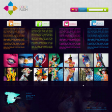 Web Color Flush. Design projeto de Sara Bonillo - 14.06.2012