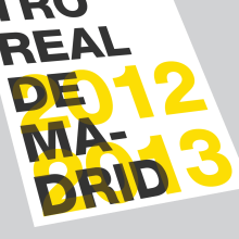 Teatro Real Madrid 2012-2013. Un proyecto de Diseño, Ilustración tradicional, Publicidad y UX / UI de Jorge H - 15.06.2012