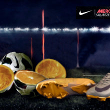 Nike Mercurial. Ilustração tradicional, e Publicidade projeto de pandorco - 17.06.2012