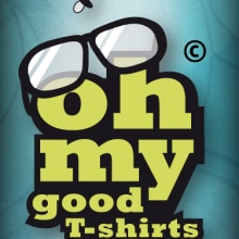Oh my good T-shirts. Un proyecto de Diseño, Ilustración tradicional, Música, Cine, vídeo y televisión de Pelayo Rodríguez - 18.06.2012