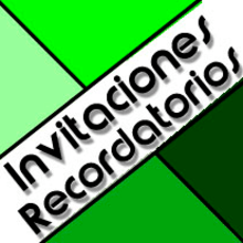 Invitaciones / Recordatorios. Design project by Eric Pérez Cañedo - 06.26.2012