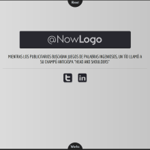 NowLogo. Traditional illustration, Advertising, Music, and Programming project by Miguel Barrenechea Sánchez - 06.28.2012