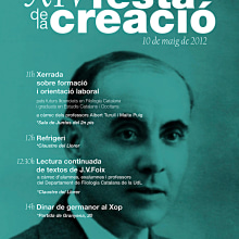 Cartel - Festa de la Creació UdL. Publicidade, e Design gráfico projeto de GUSTAVO HIDALGO FERNANDEZ - 01.07.2012