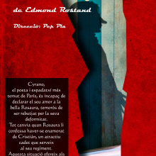 Flyer Cyrano de Bergerac - rediseño. Publicidade, e Design gráfico projeto de GUSTAVO HIDALGO FERNANDEZ - 01.07.2012